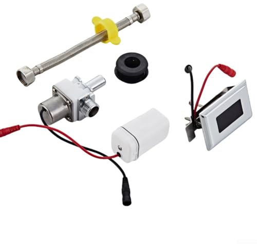 Robinet de chasse d'eau automatique avec capteur intégré pour un contrôle de l'hygiène ultime (D)