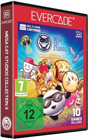 Blaze Evercade Mega Cat Studios Collection 3 Cartridge