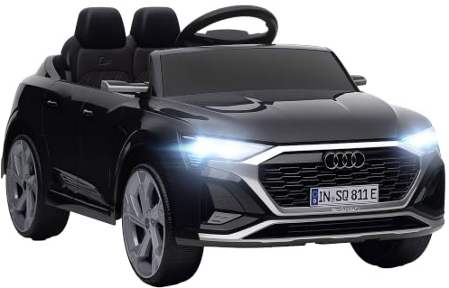AIYAPLAY Voiture Électrique Enfants Audi Q8 e-tron Sportback 12V Noir