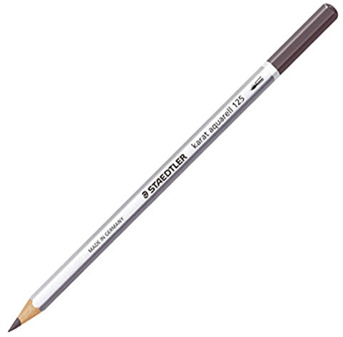 Aquarellfarbstift hell grau