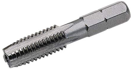 VÖLKEL HexTap Typ S - Gewindebohrer-Bit, 1/4-Sechkantaufnahme Form D HSS-G - G (BSP) 1/8 x 28