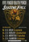 Five Finger Death Punch - Shadows Fall, Tour 2009 » Konzertplakat/Premium Poster | Live Konzert Veranstaltung | DIN A1 «