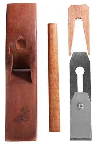 Hyuduo 11 Inch Manual Wood Plane Traditional Hand Planer for Smoothing, Surface Finishing & Woodworking, Steel Blade Bench Plane Tool for Furniture Making, Carpentry and Deburring