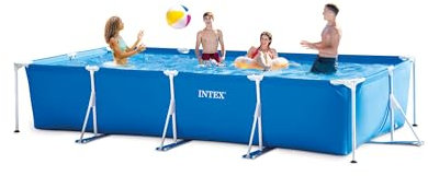 Intex 4.5M X 2.2M X 0.84M Rectangular Frame Pool Set, 28274UK