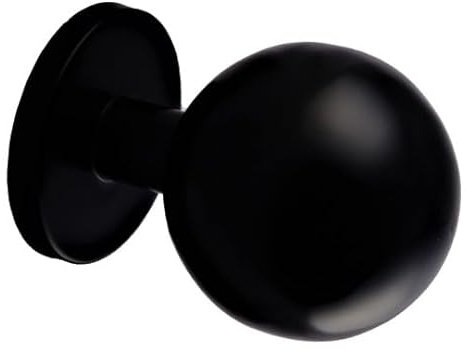 Bouton de Tirage Boule 76 mm KLOSE besser Noir Epoxy