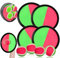 FORMIZON Klett-Ballspiel, 4 Paddel und 4 Bälle, Klettballspiel Catch Ball Set, Kinder Spaß im Freien Spiel für Kinder Fangball-Spiel (8Pcs)