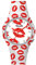 Doodle Watch Damenuhr Graphics Mood Kiss mit Silikonband 35 MM DO35019