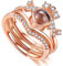 925 Sterling Silber Personalisierter Foto Projektionsring Ich liebe dich Ring 100 Sprachen Herzbild Ring Erinnerung an die Liebe in Roségold Individueller Schmuck für Mutter Liebhaber