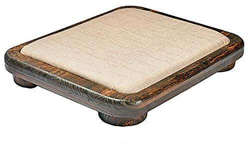 Massivholz-Meditationsbank, japanischer Kniehocker, Dharma-Meditationsbank, weicher Massivholz-Taschen-Fußhocker