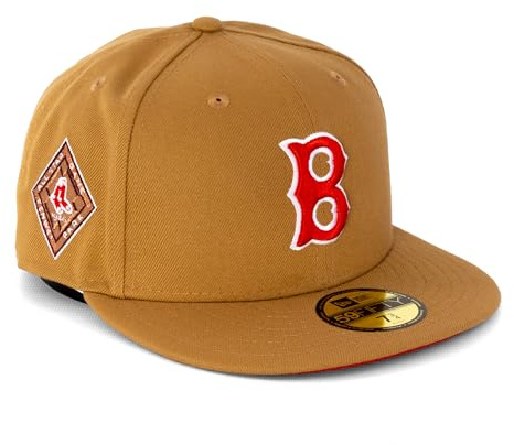 New Era Cap 59FIFTY Herren Basecap NFL NBA MLB Limited Edition (Boston Red Sox Brown, 7 3/4)