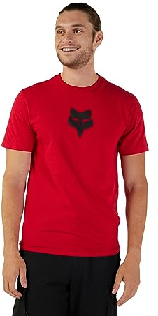 Fox Racing Head Ss Prem Tee Windbreaker Herren, Rot, L
