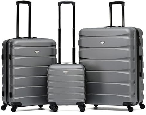 Flight Knight ABS-hartschalenkoffer Kabinen- Und Handgepackoptionen, Die Fur Uber 100 Fluggesellschaften Zugelassen Sind, Darunter Easyjet, British Airways, Ryanair, Virgin Atlantic, Emirates