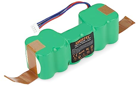 Shentec 12V 3500mAh NI-MH Compatible Con Batería Ecovacs Deebot 900 700 600 M88 DE33 DE35 DE35G DE53 DE55 DN33 DN36 DN39 DN55 DD3G DD4G DD33, Deebot Ozmo 600 601 610 700 902 907 Roboter-Aspirador