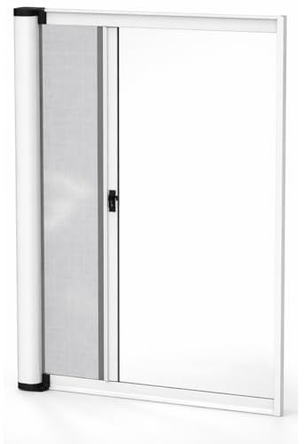 EFFE Zanzariera Kit Porta Bianco RAL 9010 Fibra Vetro/PVC cm 150 h.cm 250