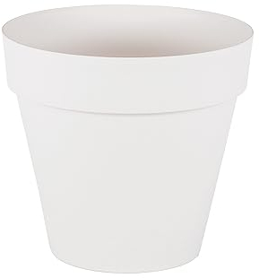 SOUK ONE Pot de fleurs avec soucoupe pour lauriers roses (Ø 55 cm, beige)