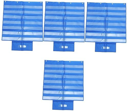 EXCEART 4 Stück Standard-taschenkarte Karten Standardtaschenkarten Taschentafeln Für Klassenzimmer Standardtaschenkarten Für Karten Taschenplan Planen Pvc Wort Karte Magnetisch Grundschule
