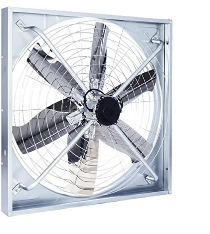 WAOCEO Exhaust Fan Heavy Duty Workstation Wall Mount Fan - Greenhouse Fan Commercial Exhaust Fan – Industrial Fan for Ventilating Interiors Ventilation Extractor Vent Fans (Size : 110 * 110cm)