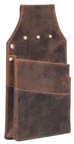 Benthill Serveur Portefeuille Cuir - Porte-Monnaie en Cuir véritable avec Protection RFID - Porte-Monnaie Robuste XXL pour Serveur, Color: