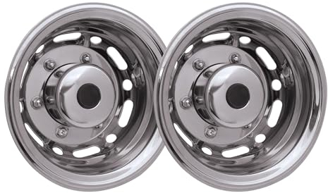 Radzierblenden Radkappen Chrom 16 Zoll Radblenden Hinten Edelstahl 2 TLG