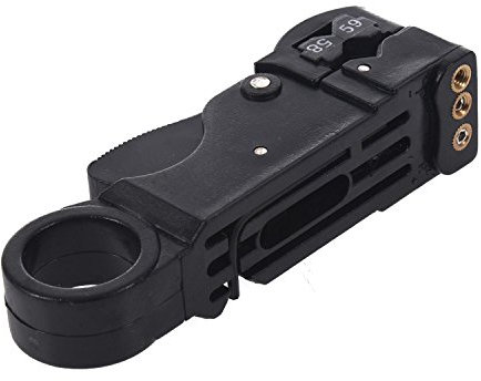 melairo Koax-Abisolierzange 3-Fach für RG58 / 59/62 / 3C / 4C-Kabel