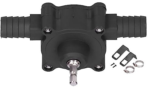 Pompa Manuale per Trapano Ad Acqua, Pompa per Trapano Elettrico per Acqua, Benzina, Olio, Pompa di Trasferimento del Fluido, Mini Autoadescante Manuale