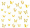 PEUTIER 50pcs Butterfly Nail Charms, 3D Alloy Butterfly Nail Art Charms Shiny Nail Butterfly Decoration Butterflies Nail Art Jewels Accessories DIY Nail Supply for Women Manicure (Golden)