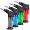 smtfcty 4 Piezas Encendedor a Prueba de Viento Mechero de Jet Llama Mechero Soplete Llama Ajustable Encendedor de Gas para Barbacoa, Chimenea, Cocina, Camping (Vendido sin Gas)
