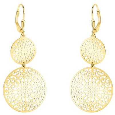 SOFIA MILANI - Damen Ohrringe 925 Silber - Ornament Ohrhänger