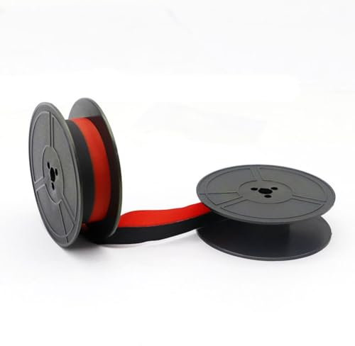 Janasiba 1 Stück GR1 Schreibmaschinenband, Doppelspulen-Schreibmaschinenband, für die Meisten Schreibbänder (Schwarz und Rot)