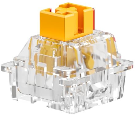 Glorious Gaming - 36x Switches Panda Tactiles Lubrifiés - Switches Magnétiques pour Claviers Mécaniques Hot-Swap HE, pour Le Gaming PC