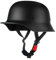 Halbhelme Motorradhelm, Vintage Deutsche Motorrad Halbhelme mit ECE Genehmigt, Brain-Cap Halbschale Roller-Helm, Jet-Helm, Retro, mit Herausnehmbares Innenfutter und Schnellverschlussschnallen(F,M)