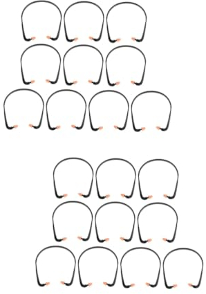 Gogogmee 20stücke Banded Silikon Ohrstöpsel Für Effektive Geräuschreduzierung Bequeme Und Langlebige Ohrstöpsel Mit Trageband Für Schlaf Reisen Und Lärmreduktion