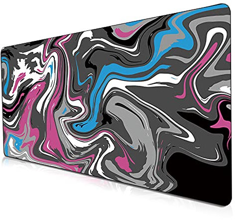 Genérico Alfombrilla de Ratón Grande para Juegos, Base Plegable Impermeable Antideslizante, Tamaño XXL Expandible, Adecuada para Jugadores, Computadoras, Oficinas Y Hogares, (900 * 400 * 3mm) 001