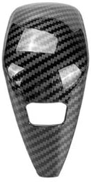 SCSTHRCRA Schaltknäufe Für B&MW 2 3 4 Serie G20 G21 X3 G01 X4 G02 G29 G23 G26 F40 F44 G42 2020-2022 Auto Schaltknauf ABS Trim Griff Abdeckung (Carbon Fiber 1PC)