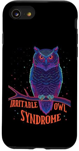 Hülle für iPhone SE (2020) / 7 / 8 Lustiges Witziges Wortspiel mit gereiztem Eulensyndrom