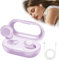 Euakee Auriculares para Dormir, Dormir de Silicona LíQuida, con Reducción Pasiva de Ruido, Auriculares inalámbricos Bluetooth 5.4, 40 Horas de Duración de La Batería (Morado)