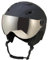 harayaa Casque de Ski avec Visière, Ajustement Personnalisable, Casque Respirant pour Les Sports de Neige, Noir, M