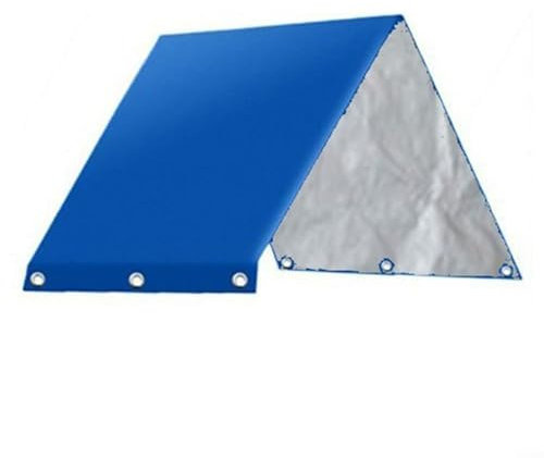 210D Spielplatz-Schattenabdeckung, Schaukel, Rutsche, Schatten, Spielplatz, Baldachin, 132 x 226 cm, wasserdichter Sonnenschutz für Outdoor-Spielgeräte (dunkelblau)