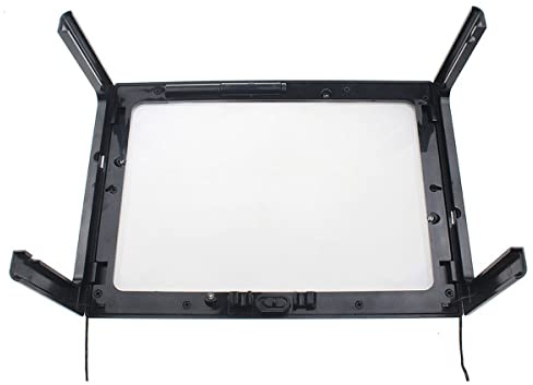 Microscope Giant Ultra-Thin Lens Read Magnifier Large with LED Light Knitting Reading Magnifiers