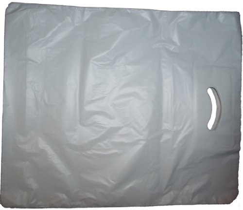 Tragetaschen MDPE 40 my 550 x 600 + 50 mm 250 Stück