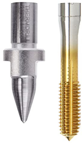 OPTIMUM 3060062 Optimum Taladro Térmico + Formador de Rosca Juego de Herramienta, Tipo Plano, Largo, M12 Tamaño, 6.5mm Espesor