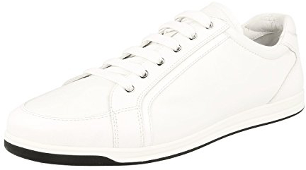 Prada Damen Weiss Saffiano Leder Sneaker 3E5892 39 EU