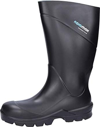 Nora Megamax II, Stivali di Sicurezza in Gomma Unisex-Adulto, Nero (Schwarz 011), 48 EU