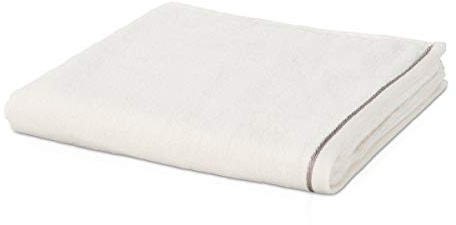 Möve Cashmere & Cotton Waschhandschuh 80 x 150 cm aus 85% Baumwolle / 12% Modal / 3% Kaschmir, Ivory