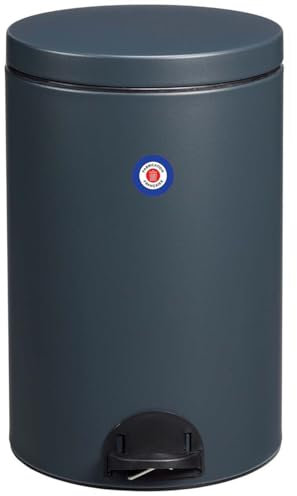 ROSSIGNOL Poubelle de cuisine à pédale. Capacité 14L, Fabrication française, Seau intérieur amovible avec anse, Pratique ELORA