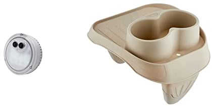 Intex 28503 Luce a LED Multi-Color con Batteria per Bubble Spa & Intex 28500 Porta Bicchiere per Spa