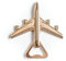 Flugzeug Flaschenöffner in bronze