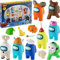 Among Us Crewmate Figuren, Deluxe-Box-Serie 2, ab 3 Jahren, 8 Stück