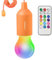 ARRANCIO Lampadina A Batteria, Lampadina Senza Corrente 12 Colori Con Timer Multicolore, Luce Soffusa, Portatile 1W Per Campeggio, Festa, Per Esterno o Interno (RGB-1UNI, ARANCIONE)
