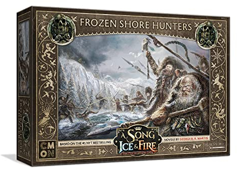 CMON A Song of Ice and Fire Tabletop Miniatures War Frozen Shore Hunters Unit Box | Strategy Game for Teens and Adults | Ages 14+ | 2+ Players | Average Playtime 45-60 Minutes | Made by CMON
